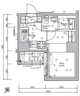 SYFORME YOKOHAMA-HIRANUMABASHI【11階】の間取り