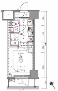 AZEST関内【10階】の間取り