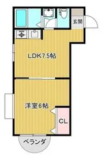 パティオ音羽【1階】の間取り