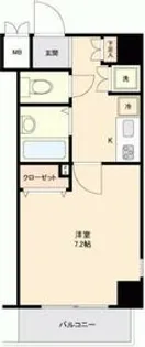 アデッソ旗の台【2階】の間取り