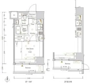LOG横浜鶴見【3階】の間取り