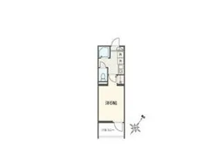 MELLAS与野(募集前)【305号室】の間取り