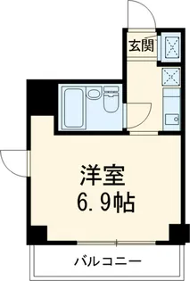 ベルヴ八王子【504号室】の間取り