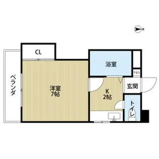 パルデメゾン三郷(パルデメゾンサンゴウ)【2階】の間取り