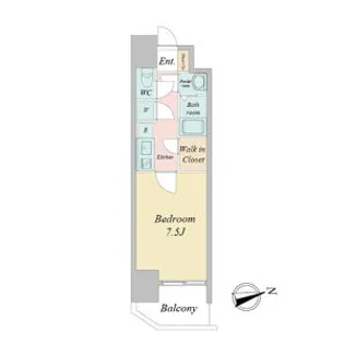 スペーシア江坂広芝町【6階】の間取り