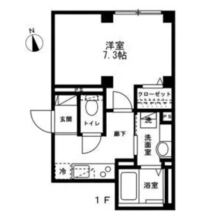 シュヴァル ブラン【1階】の間取り
