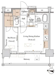 東京都江東区木場6丁目【マンション】の間取り