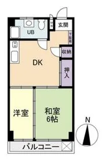 オレンジコート大森【3階】の間取り