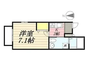 リブレア中部大学前B【103号室】の間取り