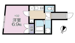 RMO アールエムオー【1階】の間取り