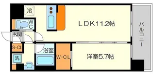 グランカーサ新大阪SOUTH【7階】の間取り