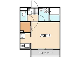 リブリ・Sommet・峰【0102号室】の間取り