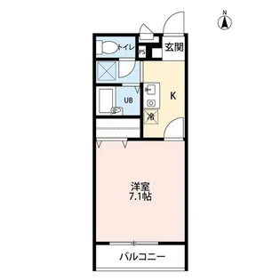 アムール かなめ【2階】の間取り