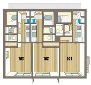 グランドメゾン向ヶ丘【1階】の間取り