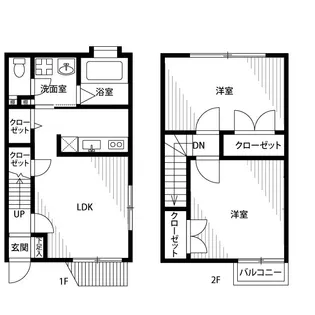 アムール PLEIN【2号室】の間取り