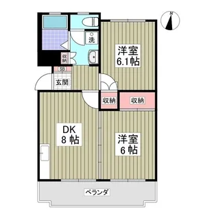 アーバニティー21【3階】の間取り