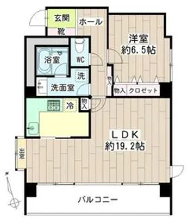 山王ガーデンハイツ【B201号室】の間取り