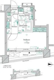 ガリシア大森EAST【9階】の間取り