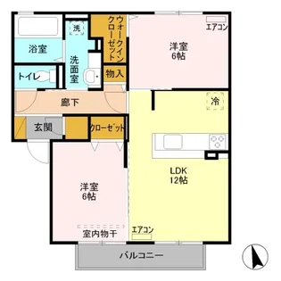 パンセ【2階】の間取り