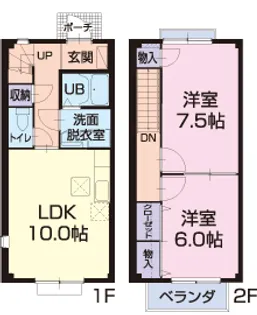 Branche香【1階】の間取り