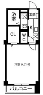 アイユー【3階】の間取り