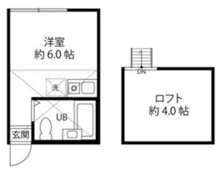 井土ヶ谷マリンルージュ【2階】の間取り