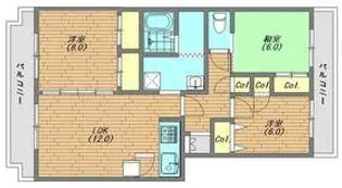 KEレジデンス 402号室【402号室】の間取り