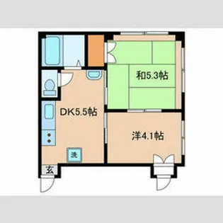 コートピア楓【1階】の間取り