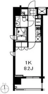 芝ウエスト【5階】の間取り