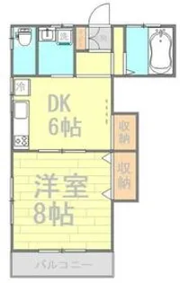 ツチヤハイツ【2階】の間取り