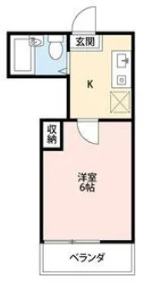 ホワイトドミール【2階】の間取り