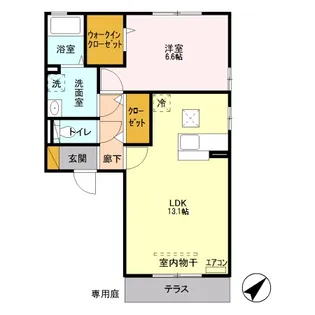 グランド マリアージュ【1階】の間取り