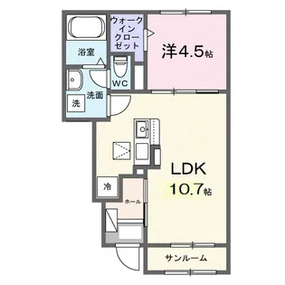 セレーネ【1階】の間取り