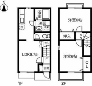DUPLEX義【103号室】の間取り