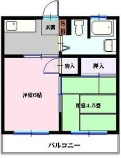 テラス唐沢【3階】の間取り