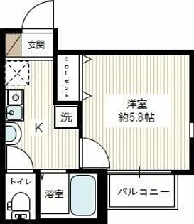 キャメル草加氷川町【2階】の間取り