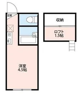 パンシオン町田【2階】の間取り