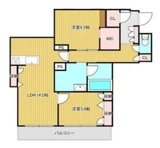 リッツ・リン【2階】の間取り