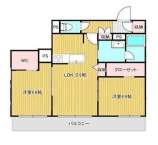 リッツ・リン【2階】の間取り