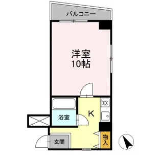 おぎくぼ本郷ビル【302号室】の間取り