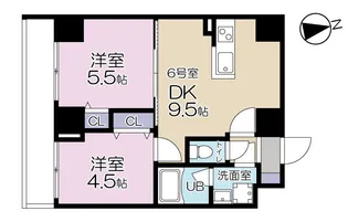 エルヴィータ川崎【7階】の間取り