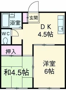 ウェルコート相生【3階】の間取り