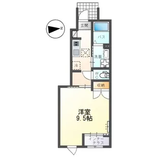 仮)ひたちなか市大字稲田字原野 アパート【1階】の間取り