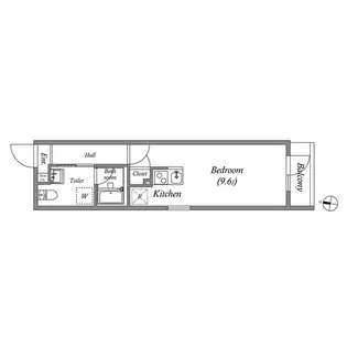 THE CITY RESIDENCE 京都西大路【3階】の間取り