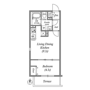 LUORE池上Ⅱ【1階】の間取り