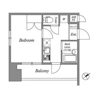 N-Flats東大井【4階】の間取り
