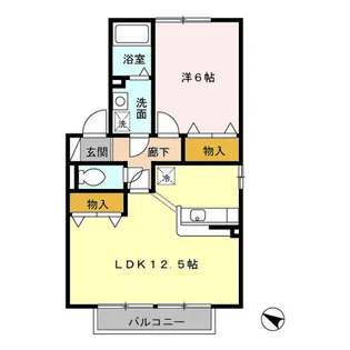 グレイスコート Ⅰ【2階】の間取り