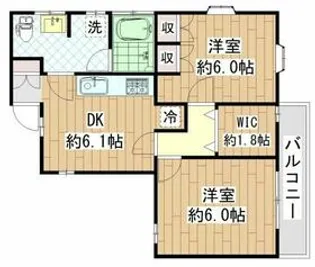 アパートメントのだめ【2階】の間取り