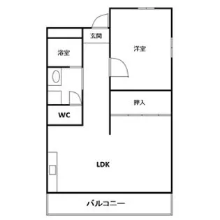 コーポ・アゴソ【1階】の間取り