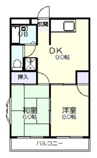 大手コーポ【205号室】の間取り